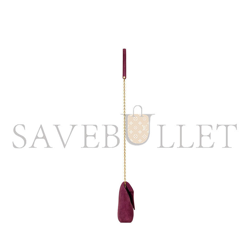 Y51 cassandre small chain pouch in suede 8555691u80w6976 (19*12*3cm)